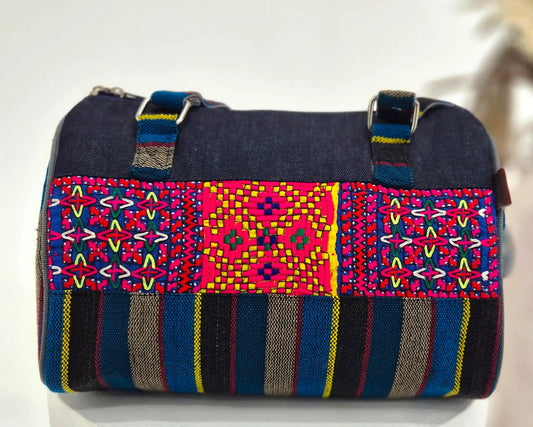 Blue-Multicolor Hang Bag