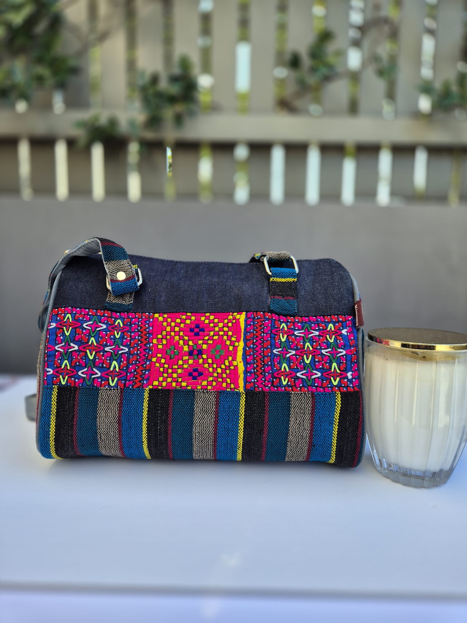 Blue-Multicolor Hang Bag 3