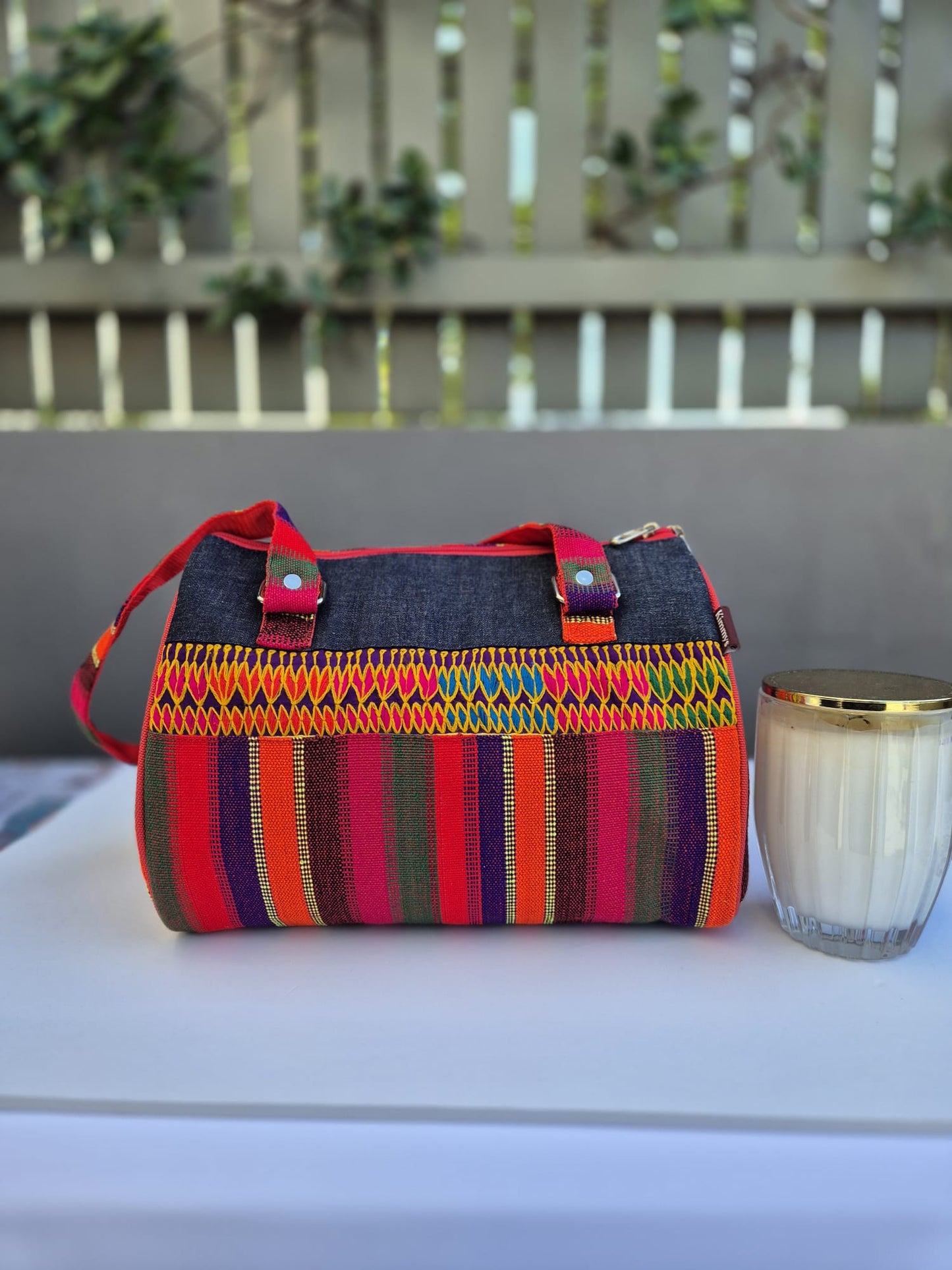 Red-Multicolor Hand Bag (Medium) 1