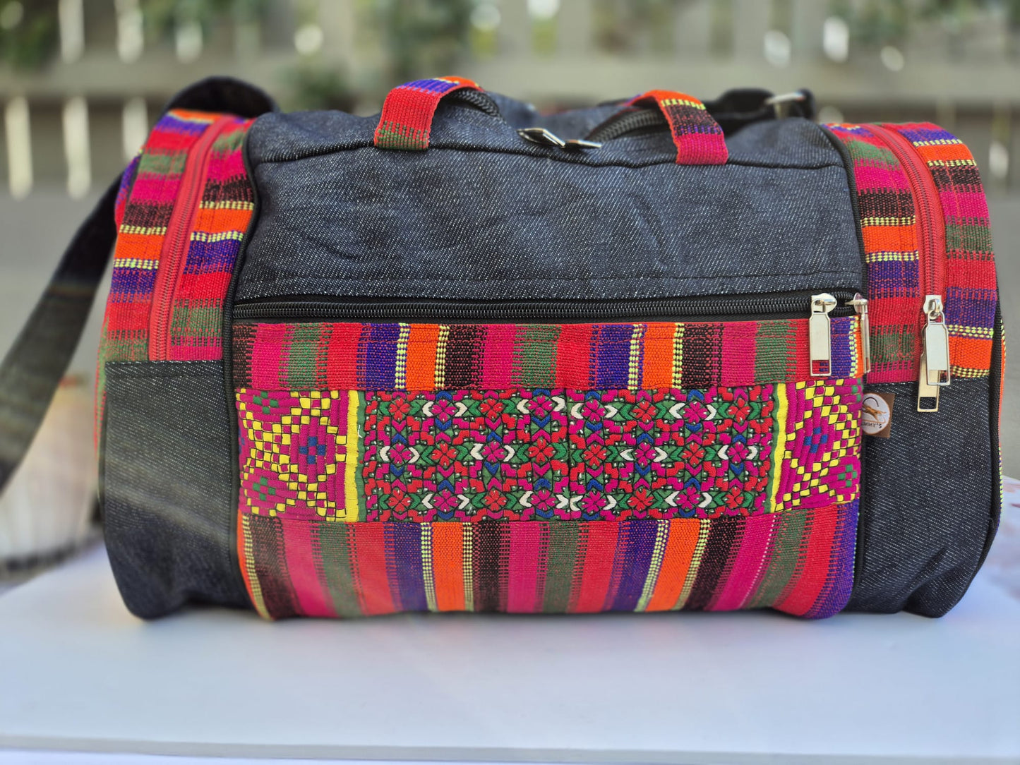 Multi-Color Duffle Bag
